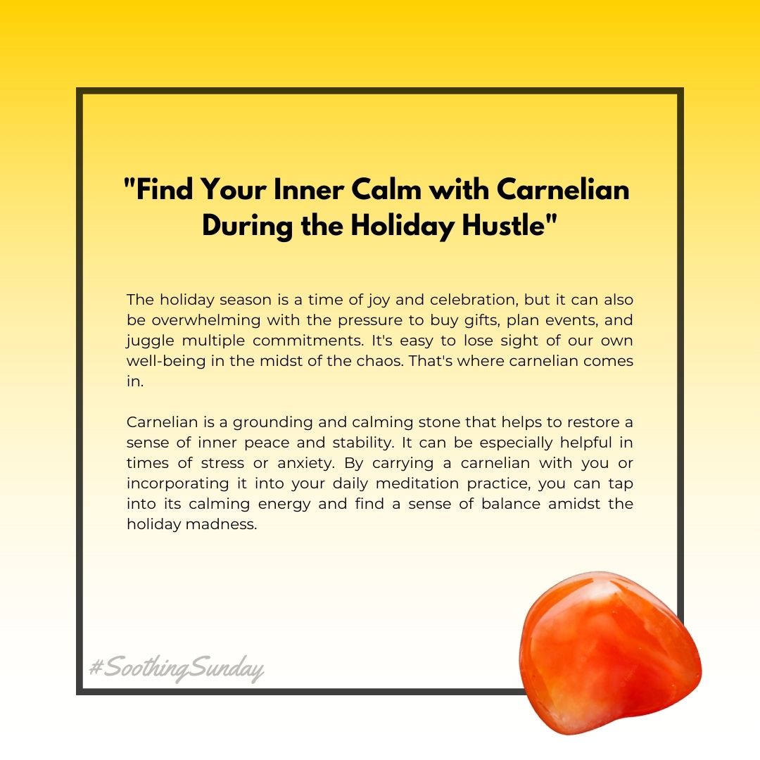 Carnelian: The Passion Crystal